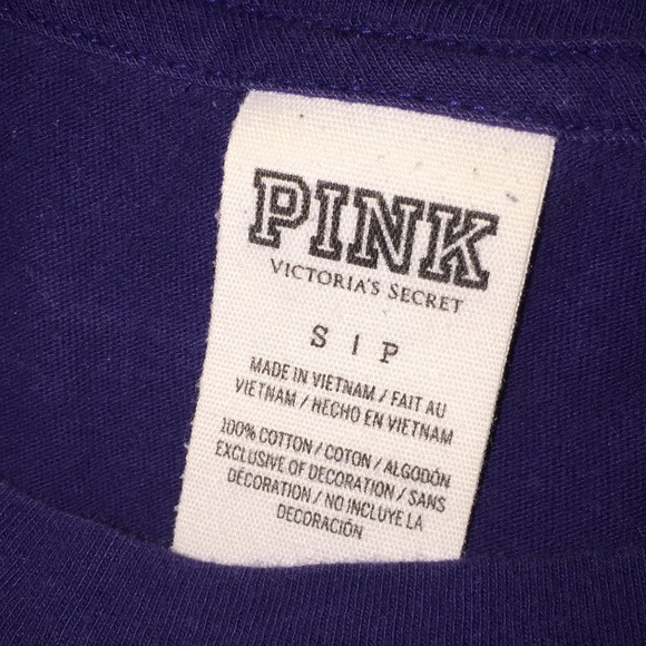 blue VS/PINK shirt - Picture 2 of 2